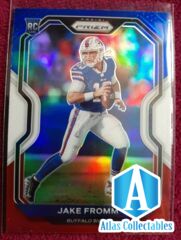 2020 Panini Prizm Rookies Red White & Blue Prizm Jake Fromm #310 Rookie RC